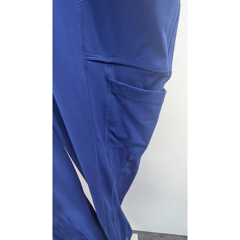 Urbane Impulse Royal Blue Scrub Pants Womens XLG Cargo Stretch Medical Uniform
